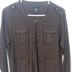 New York and Company button cardigan
